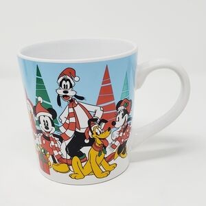 Vintage Disney Characters In Santa Clause Hats Mug